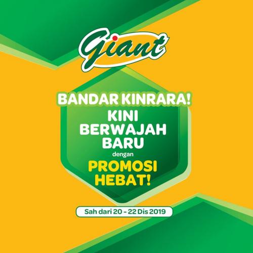 Giant Bandar Kinrara New Look Promotion (20 December 2019 - 22 December 2019)