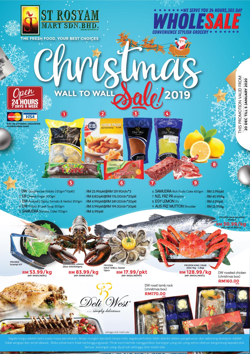 ST Rosyam Mart Christmas & New Year Promotion (20 December 2019 - 5 January 2020)