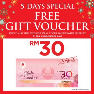 The Store and Pacific Hypermarket 5 Days Promotion FREE Gift Voucher (21 December 2019 - 25 December 2019)