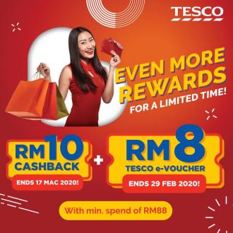 Tesco RM10 Cashback Promotion Pay with Boost (valid until 17 March 2020)