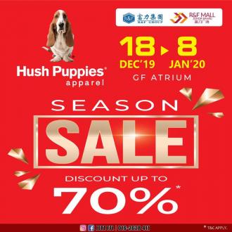 Hush Puppies Apparel Season Sale Up To 70% OFF at R&F Mall (18 December 2019 - 8 January 2020)