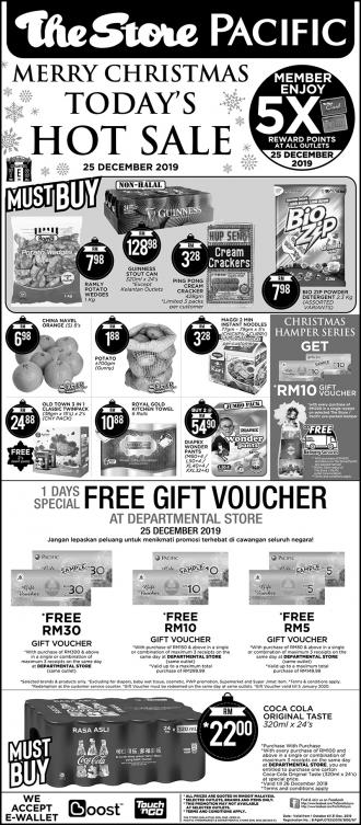The Store and Pacific Hypermarket Christmas Promotion (25 December 2019)