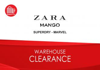 Branded Fashion (Zara, Mango, Superdry, Marvel) Warehouse Sale Up To 90% OFF at Summit USJ (2 Jan 2020 - 5 Jan 2020)