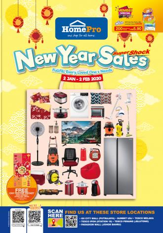 HomePro New Year Sale Promotion Catalogue (2 January 2020 - 2 February 2020)