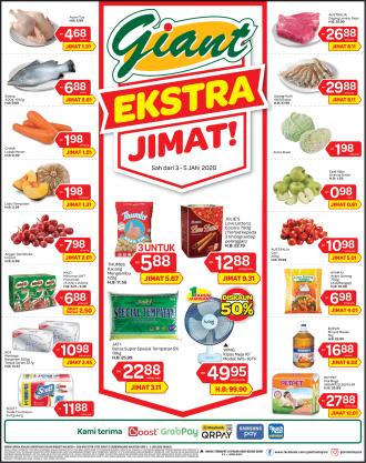 Giant Fresh Items Promotion (3 January 2020 - 5 January 2020)