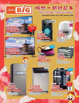 AEON BiG CNY Electrical Appliances Promotion Catalogue (3 January 2020 - 29 January 2020)