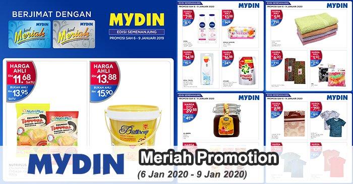 MYDIN Meriah Member Promotion (6 Jan 2020 - 9 Jan 2020)