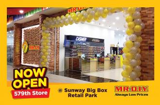 MR DIY Sunway Big Box Retail Park Opening Promotion (11 January 2020 - 12 January 2020)