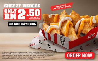 KFC Cheezy Wedges Promotion only RM2.50