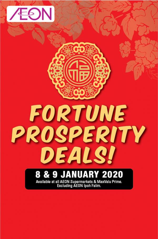AEON CNY Fortune Prosperity Deals Promotion (8 January 2020 - 9 January 2020)