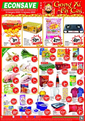 Econsave Chinese New Year Promotion (10 January 2020 - 12 January 2020)