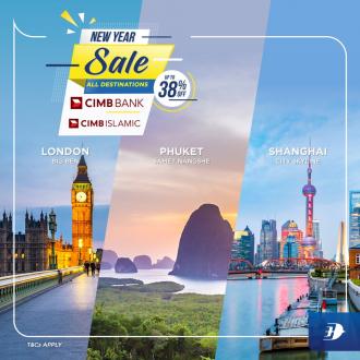 Malaysia Airlines New Year Sale Up To 38% OFF with CIMB Credit Card (valid until 20 Jan 2020)