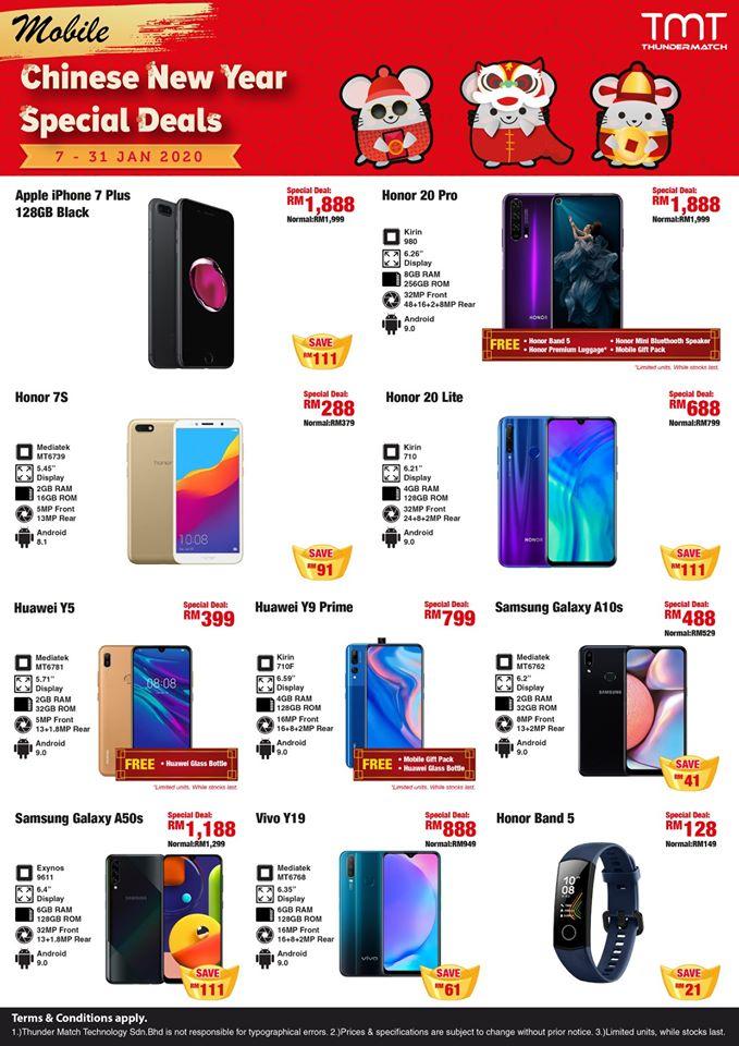 TMT Chinese New Year Special Deals Promotions (7 January 2020 - 31 January 2020)