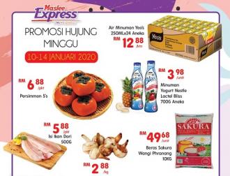 Maslee Weekend Promotion (10 Jan 2020 - 14 Jan 2020)