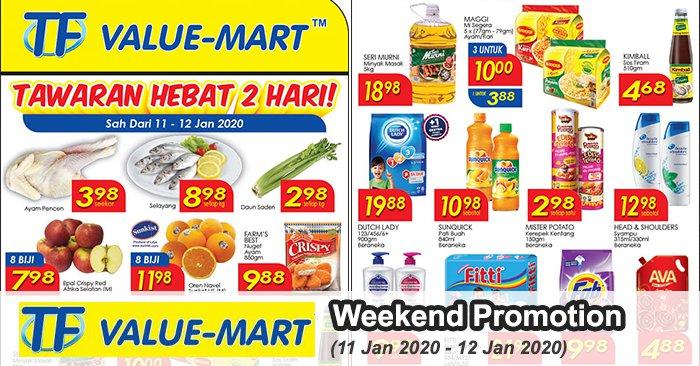 TF Value-Mart Weekend Promotion (11 Jan 2020 - 12 Jan 2020)