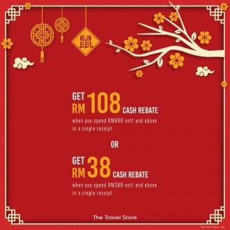 The Travel Store Chinese New Year Cash Rebate (17 January 2020 - 29 January 2020)