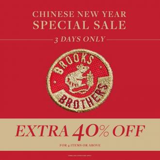 Brooks Brothers CNY Sale Extra 40% OFF at Genting Highlands Premium Outlets (17 January 2020 - 19 January 2020)