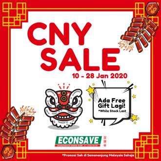 Econsave CNY Sale with FREE Gift Promotion (10 January 2020 - 28 January 2020)