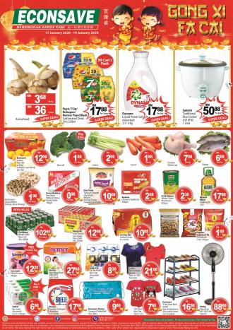 Econsave Chinese New Year Promotion (17 January 2020 - 19 January 2020)