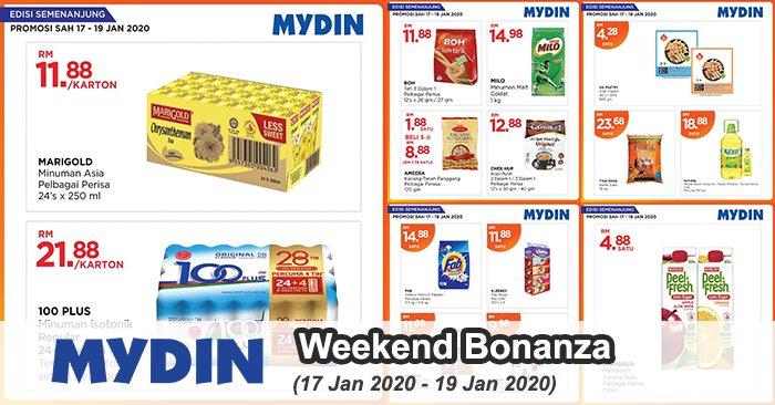 MYDIN Weekend Promotion (17 Jan 2020 - 19 Jan 2020)