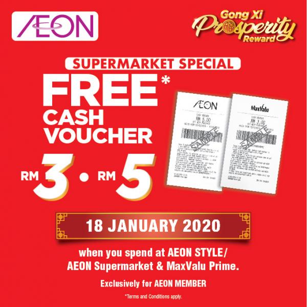 AEON CNY Countdown Promotion (17 January 2020 - 19 January 2020)
