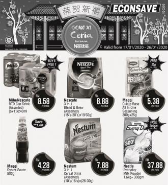 Econsave Nestle CNY Promotion (17 January 2020 - 26 January 2020)