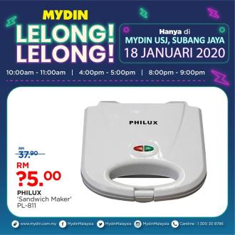 MYDIN USJ Subang Jaya Lelong Lelong Promotion (18 January 2020)