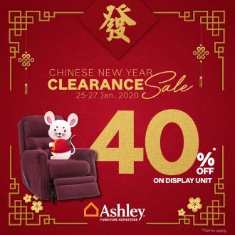 Ashley Furniture HomeStore Chinese New Year Clearance Sale 2020 40% OFF (25 January 2020 - 27 January 2020)