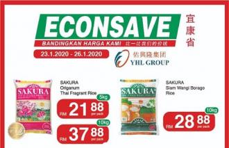 Econsave Rice Promotion (23 January 2020 - 26 January 2020)
