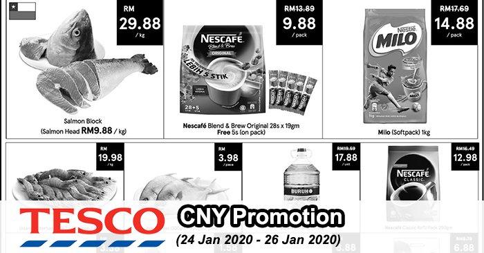 Tesco Chinese New Year Promotion (24 Jan 2020 - 26 Jan 2020)