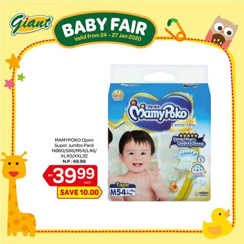 Giant Baby Fair Promotion (24 January 2020 - 27 January 2020)