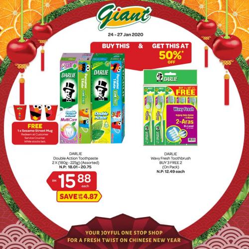 Giant Personal Care Promotion (24 January 2020 - 27 January 2020)