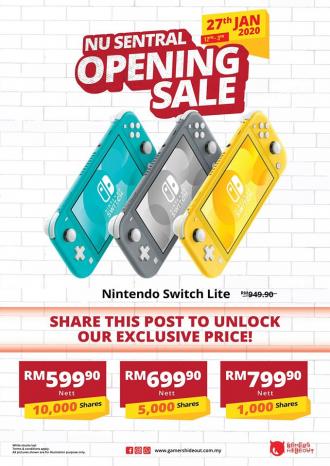 Gamers Hideout Nu Sentral Opening Promotion (27 January 2020)