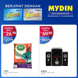 MYDIN Meriah Member Promotion (27 January 2020 - 30 January 2020)