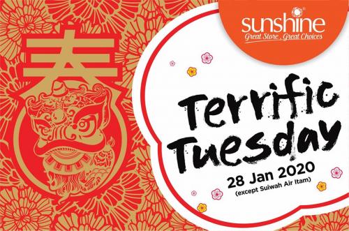 Sunshine Terrific Tuesday Promotion (28 January 2020)