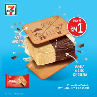7-Eleven Walls Ice Cream Sandwich Promotion only RM1 (21 Jan 2020 - 2 Feb 2020)