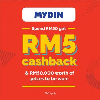 MYDIN RM5 Cashback Promotion Pay with Boost