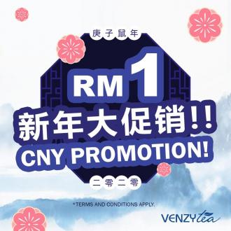 Venzytea Chinese New Year Promotion (28 January 2020 - 31 January 2020)