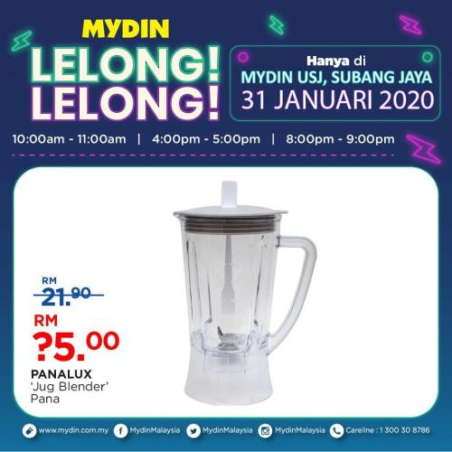 MYDIN USJ Subang Jaya Lelong Lelong Promotion (31 January 2020)