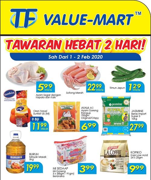 TF Value-Mart Weekend Promotion (1 February 2020 - 2 February 2020)