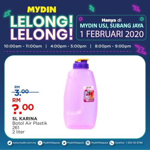 MYDIN USJ Subang Jaya Lelong Lelong Promotion (1 February 2020)