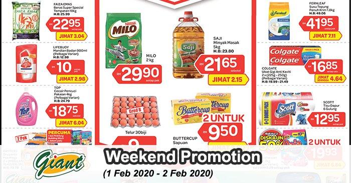 Giant Weekend Promotion (1 Feb 2020 - 2 Feb 2020)