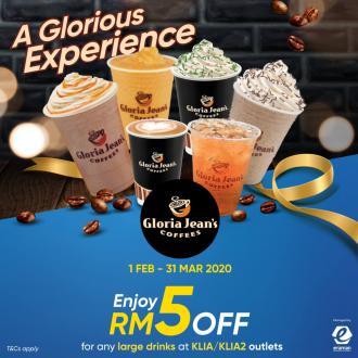 Gloria Jeans Coffees Large Drinks for RM5 Promotion With Touch 'n Go eWallet (1 Feb 2020 - 31 Mar 2020)