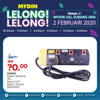 MYDIN USJ Subang Jaya Lelong Lelong Promotion (2 February 2020)