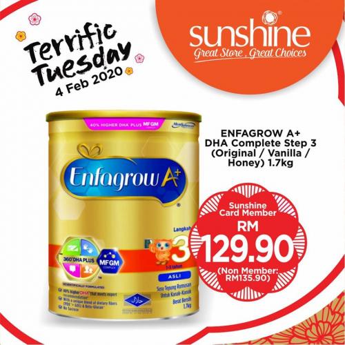 Sunshine Terrific Tuesday Promotion (4 February 2020)