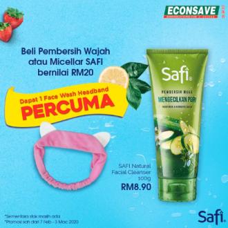 Econsave FREE Face Wash Headband Promotion (7 February 2020 - 3 March 2020)