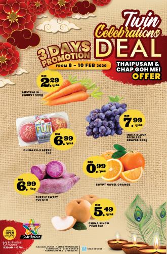 Star Grocer Thaipusam & Chap Goh Mei Promotion (8 February 2020 - 10 February 2020)