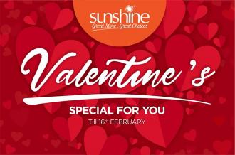 Sunshine Valentine's Promotion (valid until 16 February 2020)
