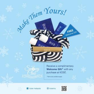 Kose FREE Welcome Gift With Any Purchase