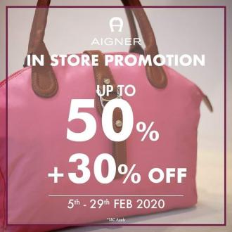 Aigner Special Sale Promotion at Genting Highlands Premium Outlets (5 February 2020 - 29 February 2020)